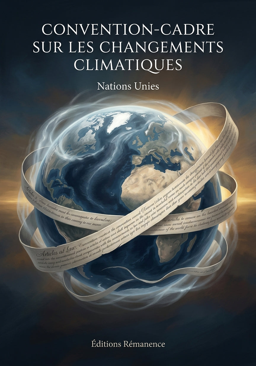 Livre Convention-cadre sur les changements climatiques par Nations Unies - Couverture - Editions Remanence
