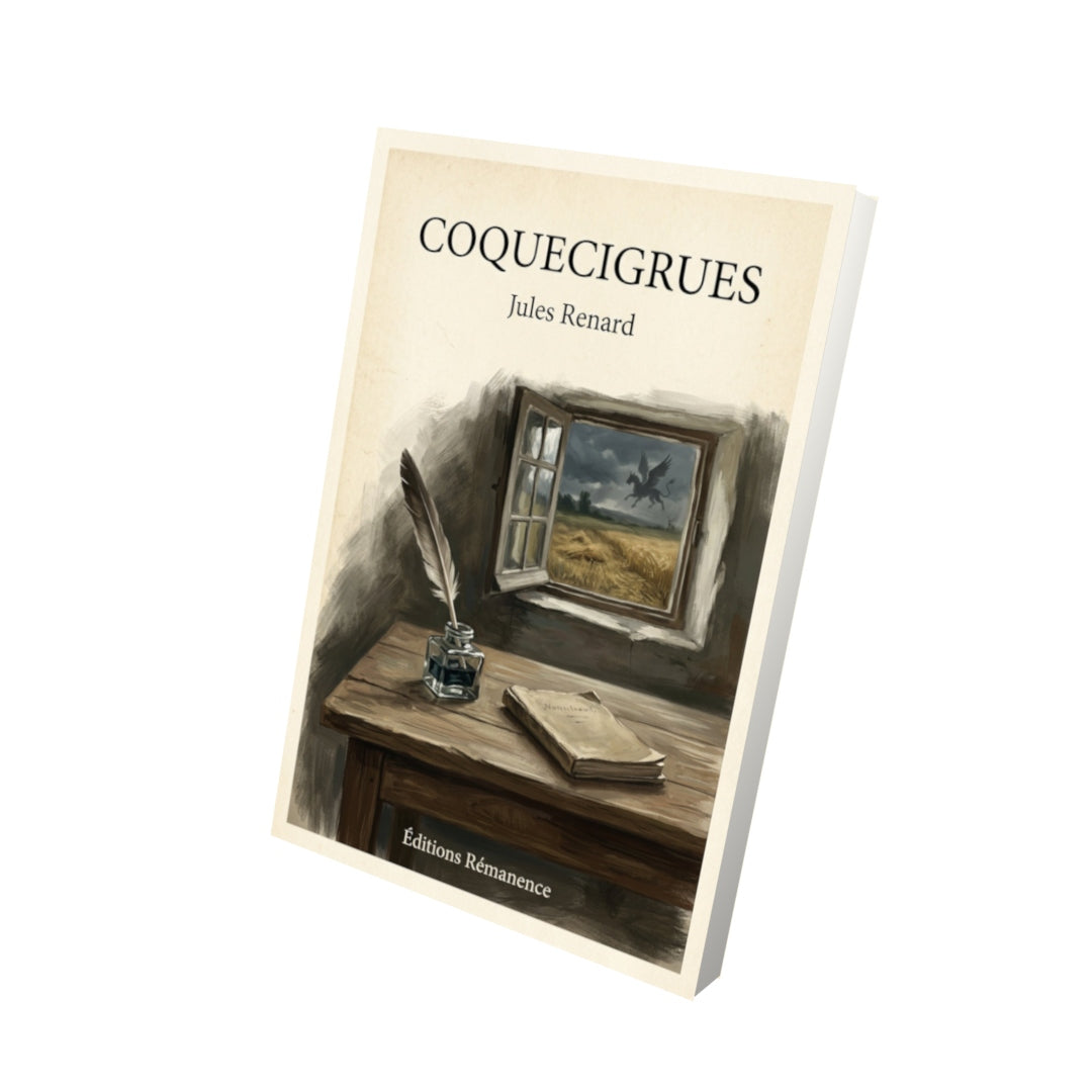 Livre Coquecigrues - Jules Renard - Vue 3D - Editions Remanence