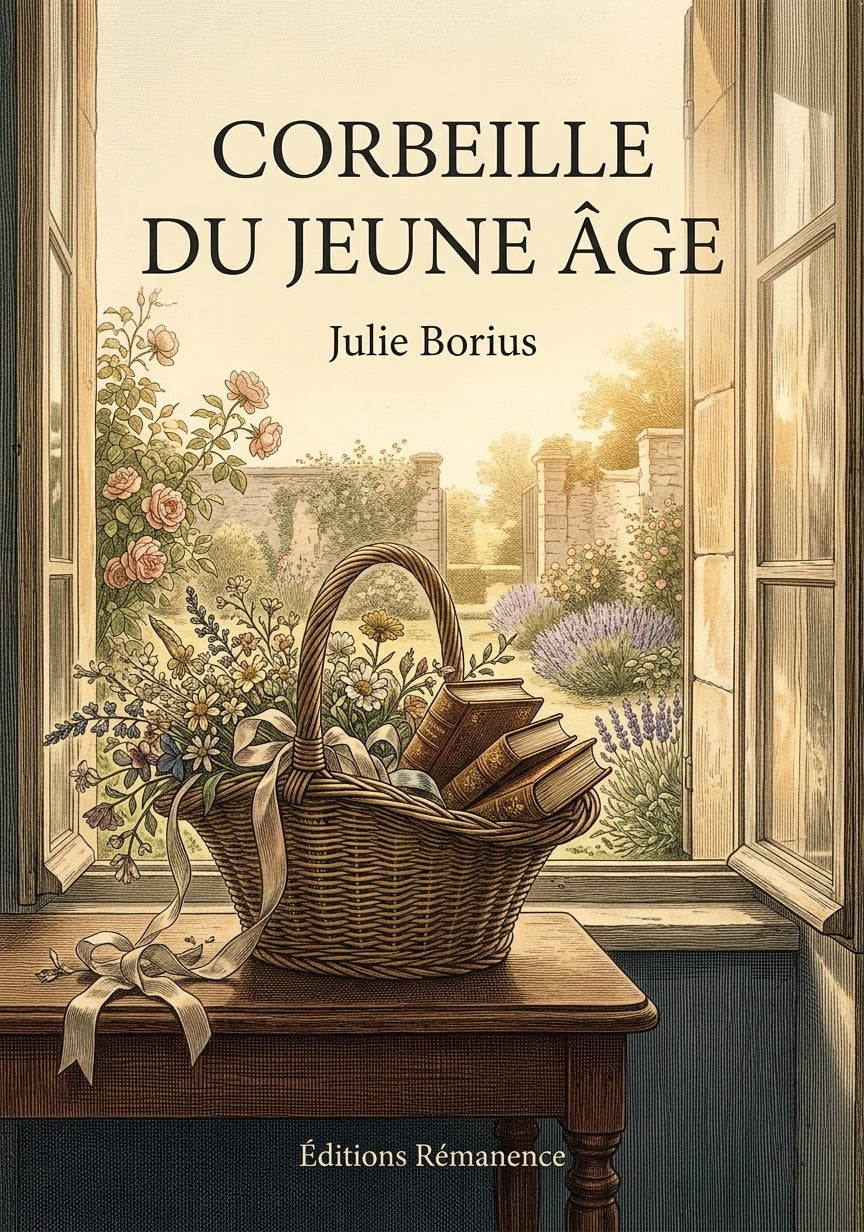 Livre Corbeille du jeune âge par Julie Borius - Couverture - Editions Remanence