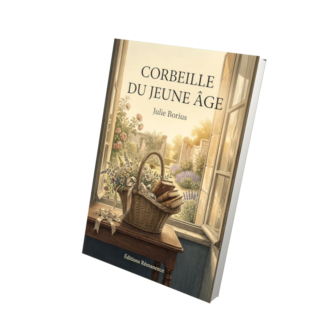 Livre Corbeille du jeune âge par Julie Borius - Vue 3D - Editions Remanence