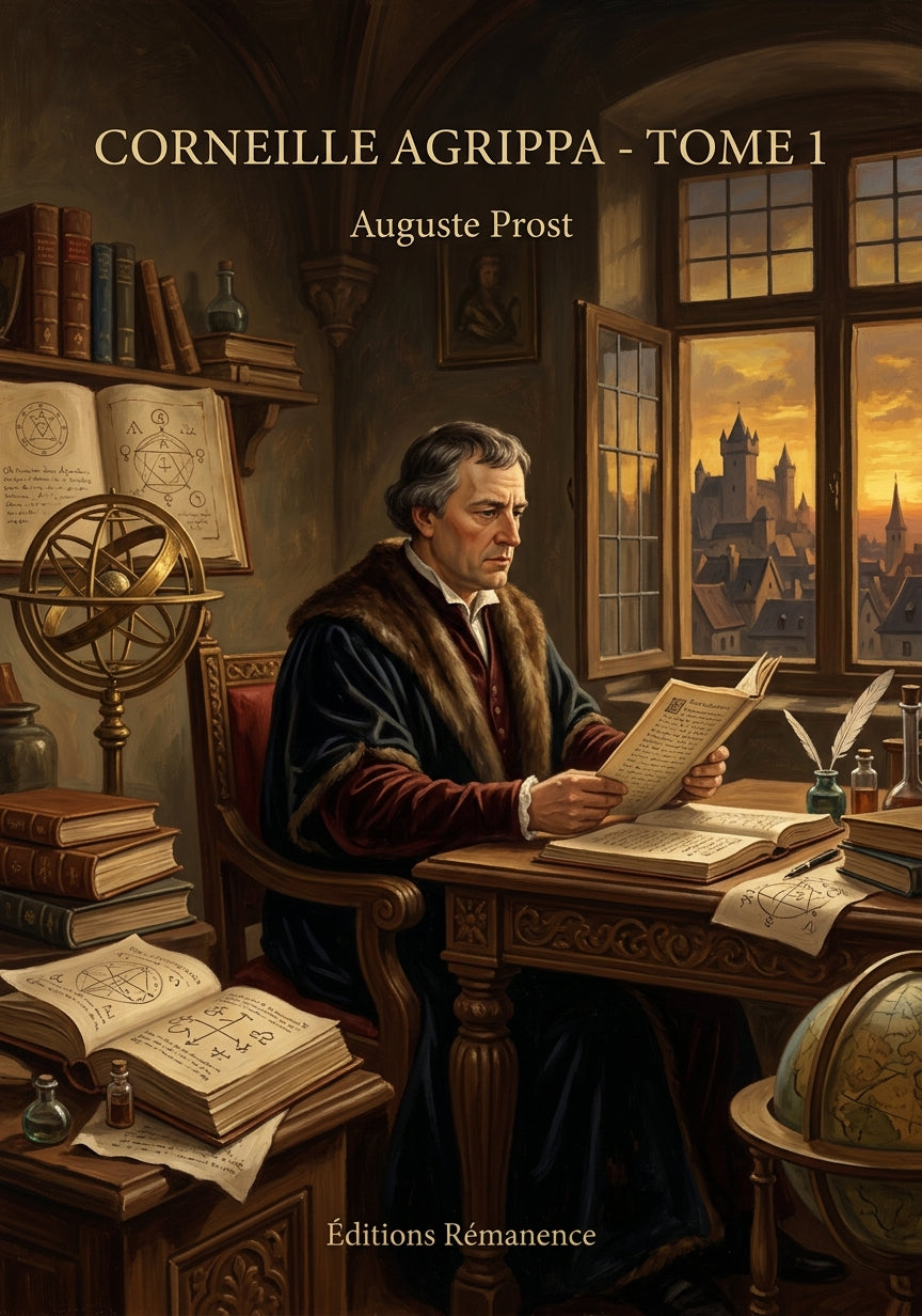 Livre Corneille Agrippa - Tome 1 par Auguste Prost - Couverture - Editions Remanence