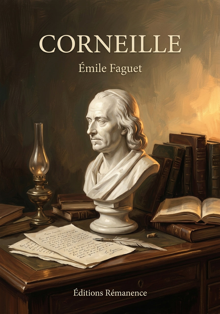 Livre Corneille par Émile Faguet - Couverture - Editions Remanence