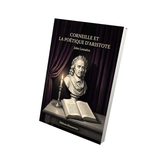 Livre Corneille et la Poétique d’Aristote par Jules Lemaître - Vue 3D - Editions Remanence