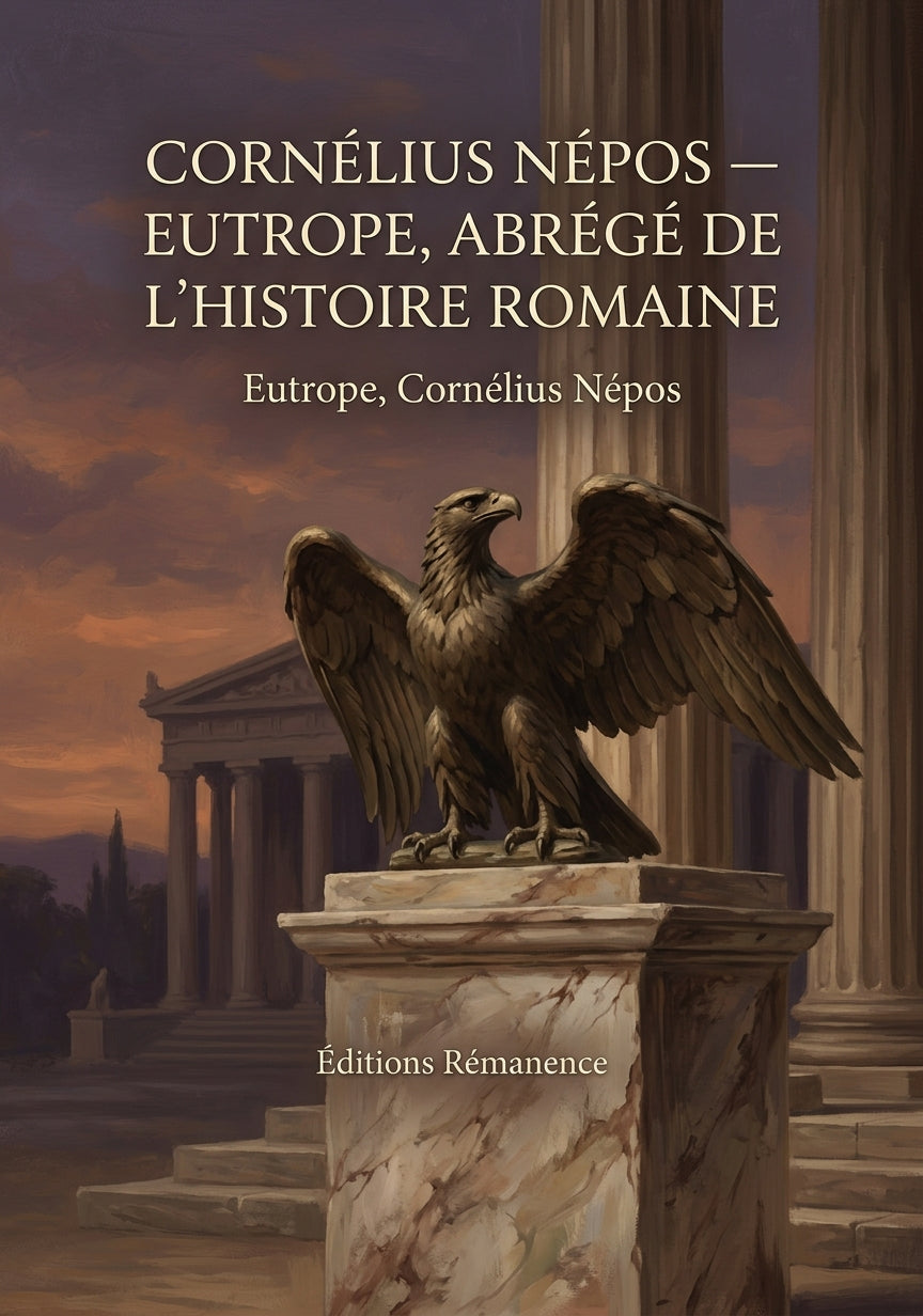Livre Cornélius Népos — Eutrope, Abrégé de l’histoire romaine par Eutrope, Cornélius Népos - Couverture - Editions Remanence
