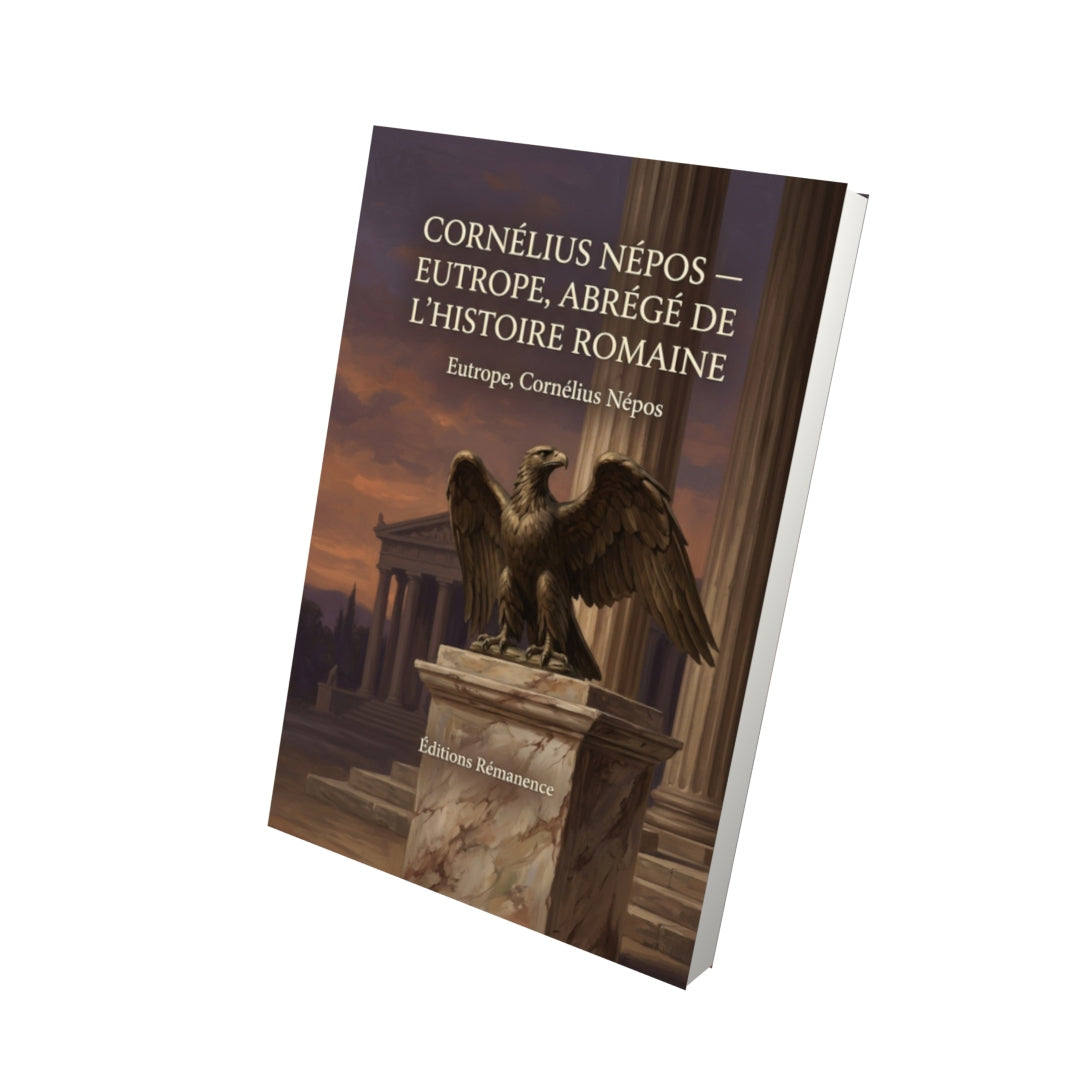 Livre Cornélius Népos — Eutrope, Abrégé de l’histoire romaine par Eutrope, Cornélius Népos - Vue 3D - Editions Remanence