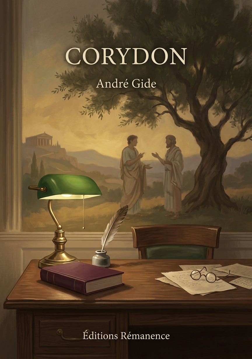 Livre Corydon par André Gide - Couverture - Editions Remanence