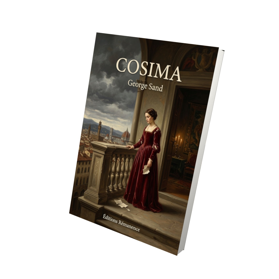 Livre Cosima par George Sand - Vue 3D - Editions Remanence