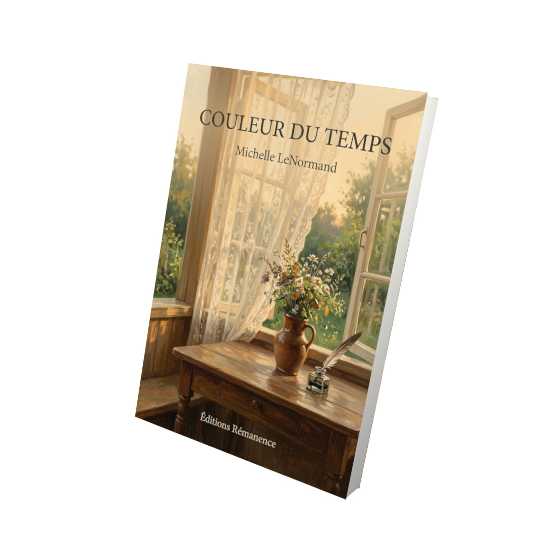 Livre Couleur du temps par Michelle LeNormand - Vue 3D - Editions Remanence