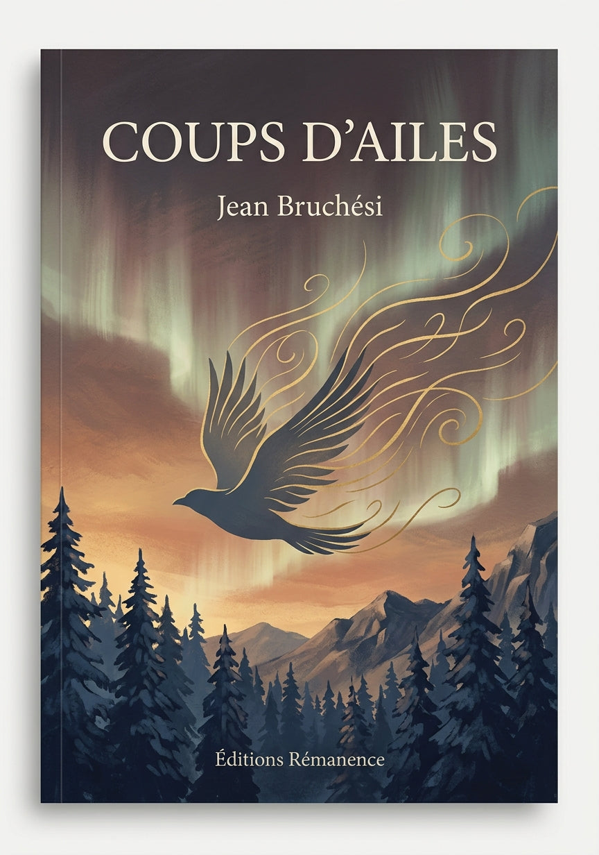 Livre Coups d’ailes par Jean Bruchési - Couverture - Editions Remanence
