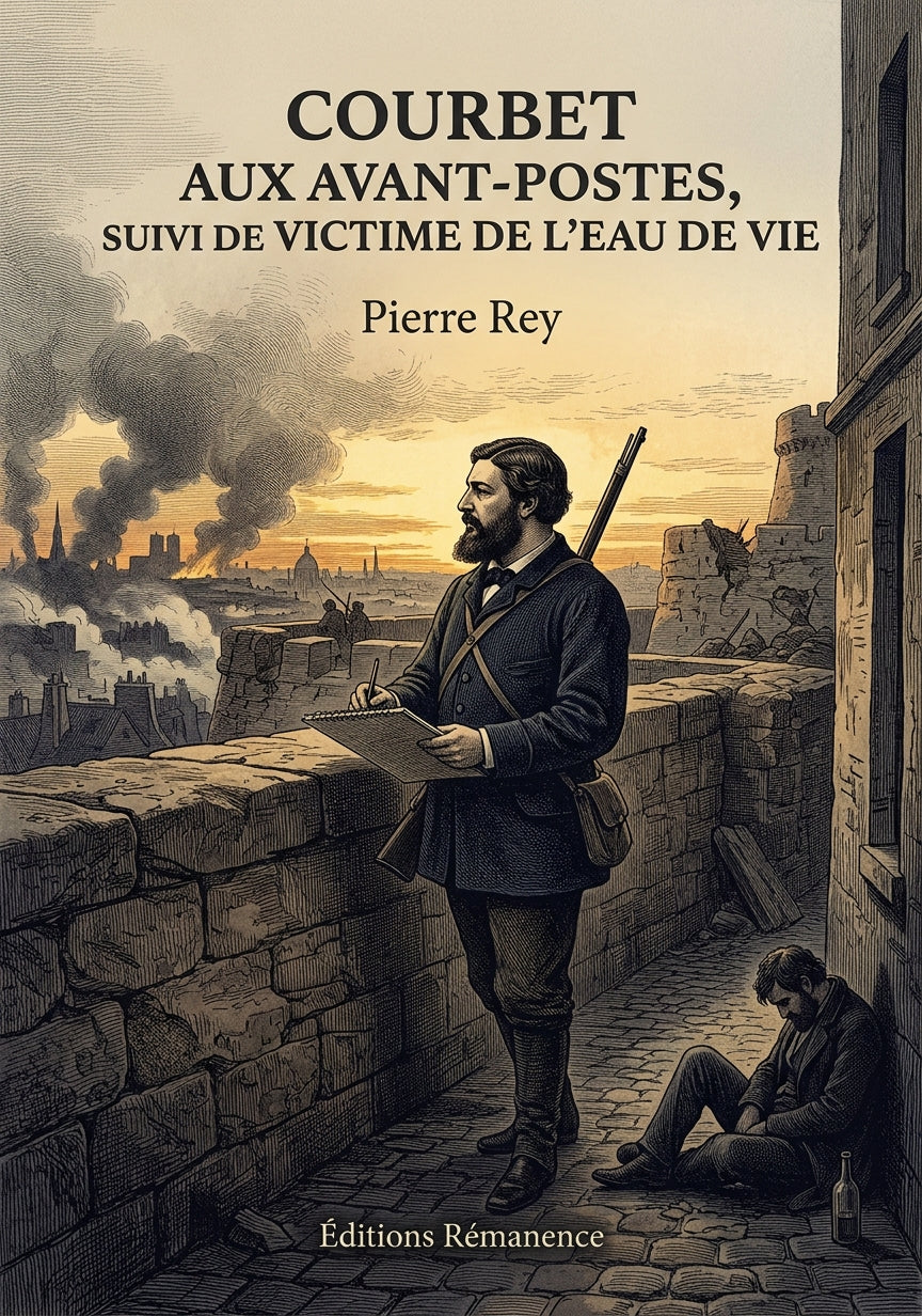 Livre Courbet aux Avant-Postes, suivi de Victime de l’eau de vie par Pierre Rey - Couverture - Editions Remanence