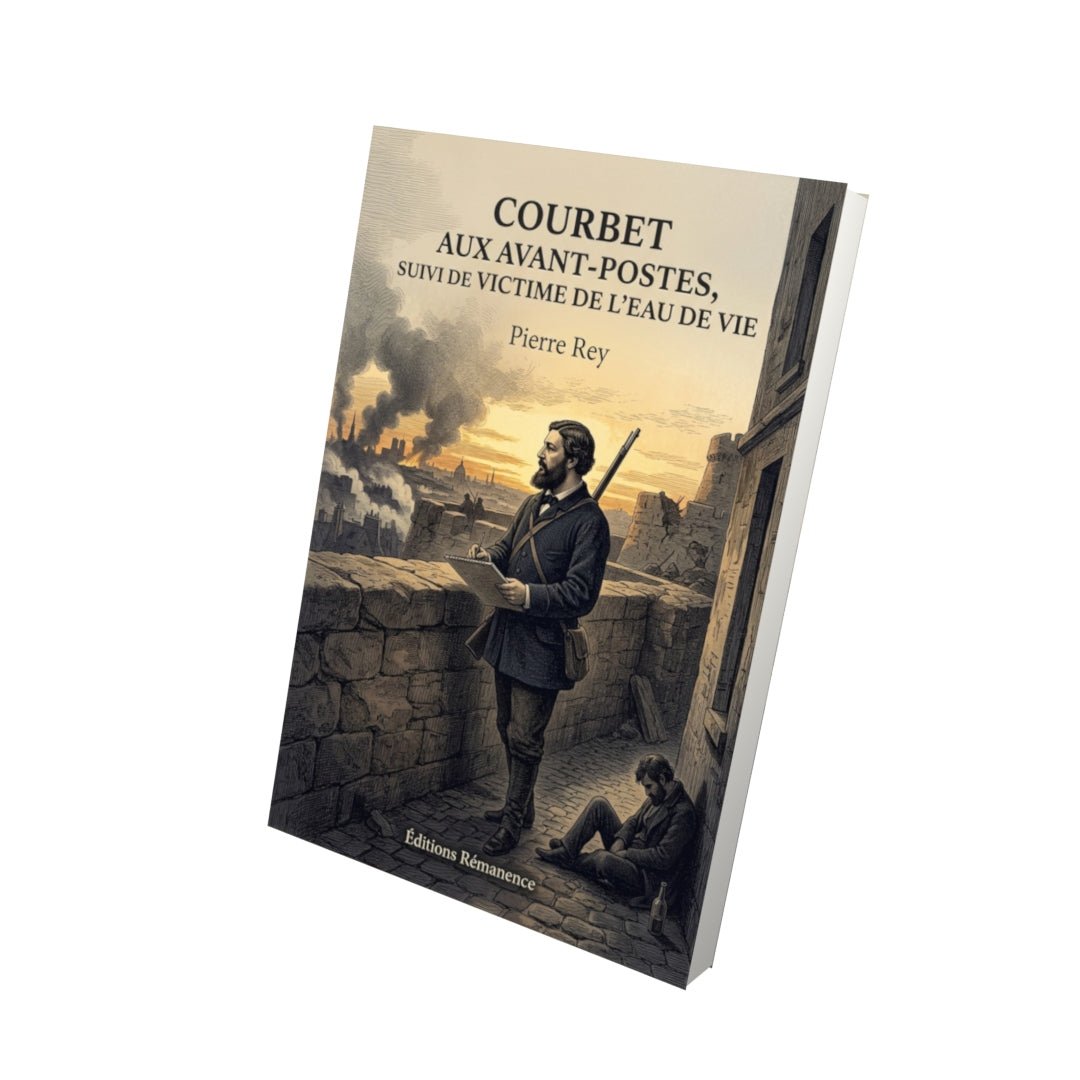 Livre Courbet aux Avant-Postes, suivi de Victime de l’eau de vie par Pierre Rey - Vue 3D - Editions Remanence