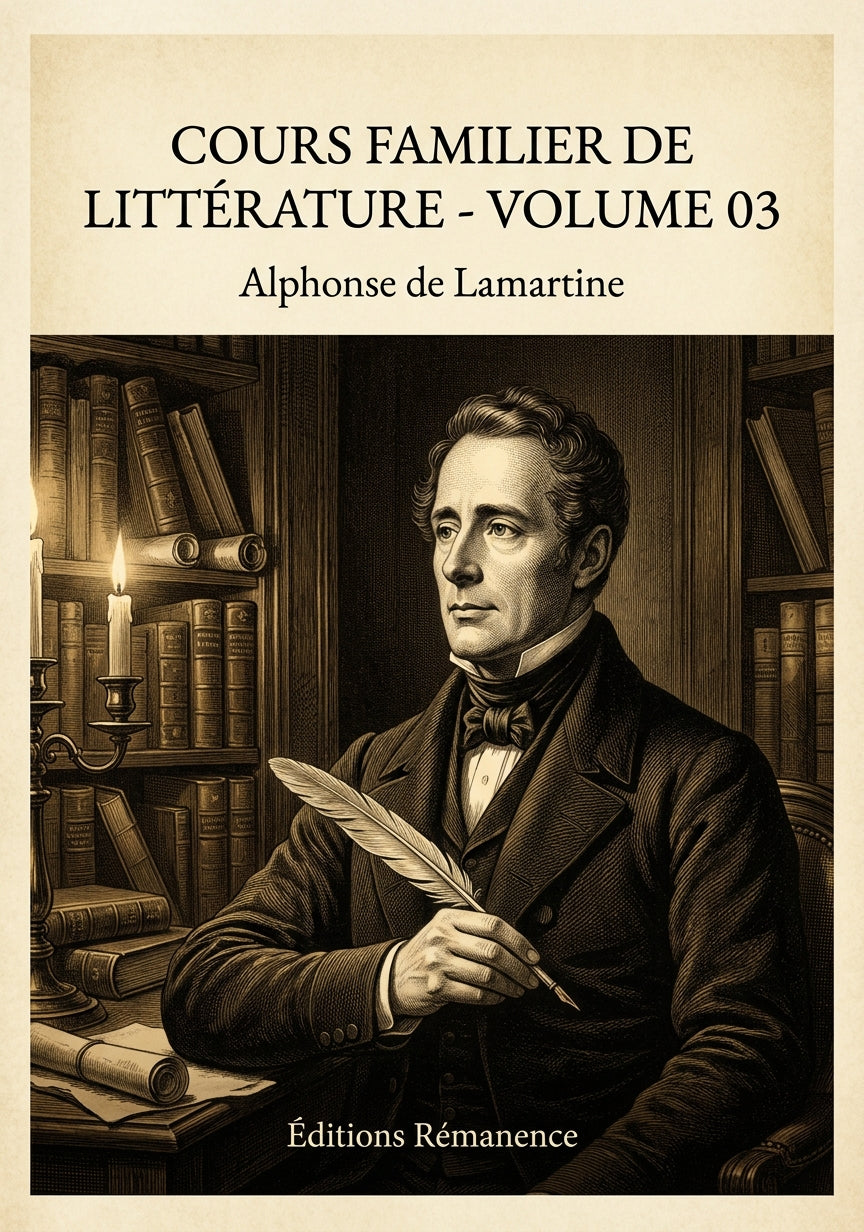 Cours familier de Littérature - Volume 03 - Alphonse de Lamartine (Couverture)