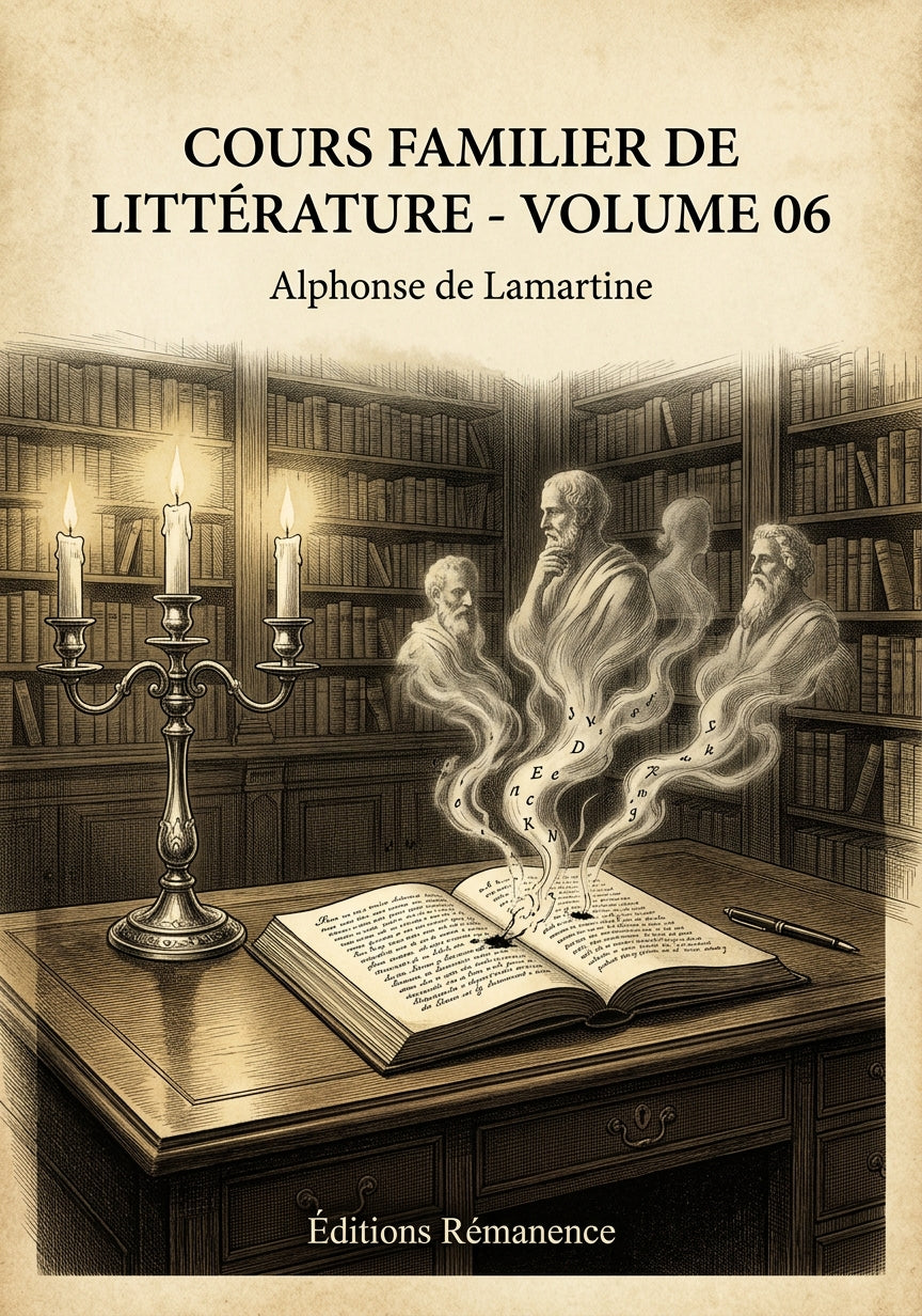 Cours familier de Littérature - Volume 06 - Alphonse de Lamartine (Couverture)