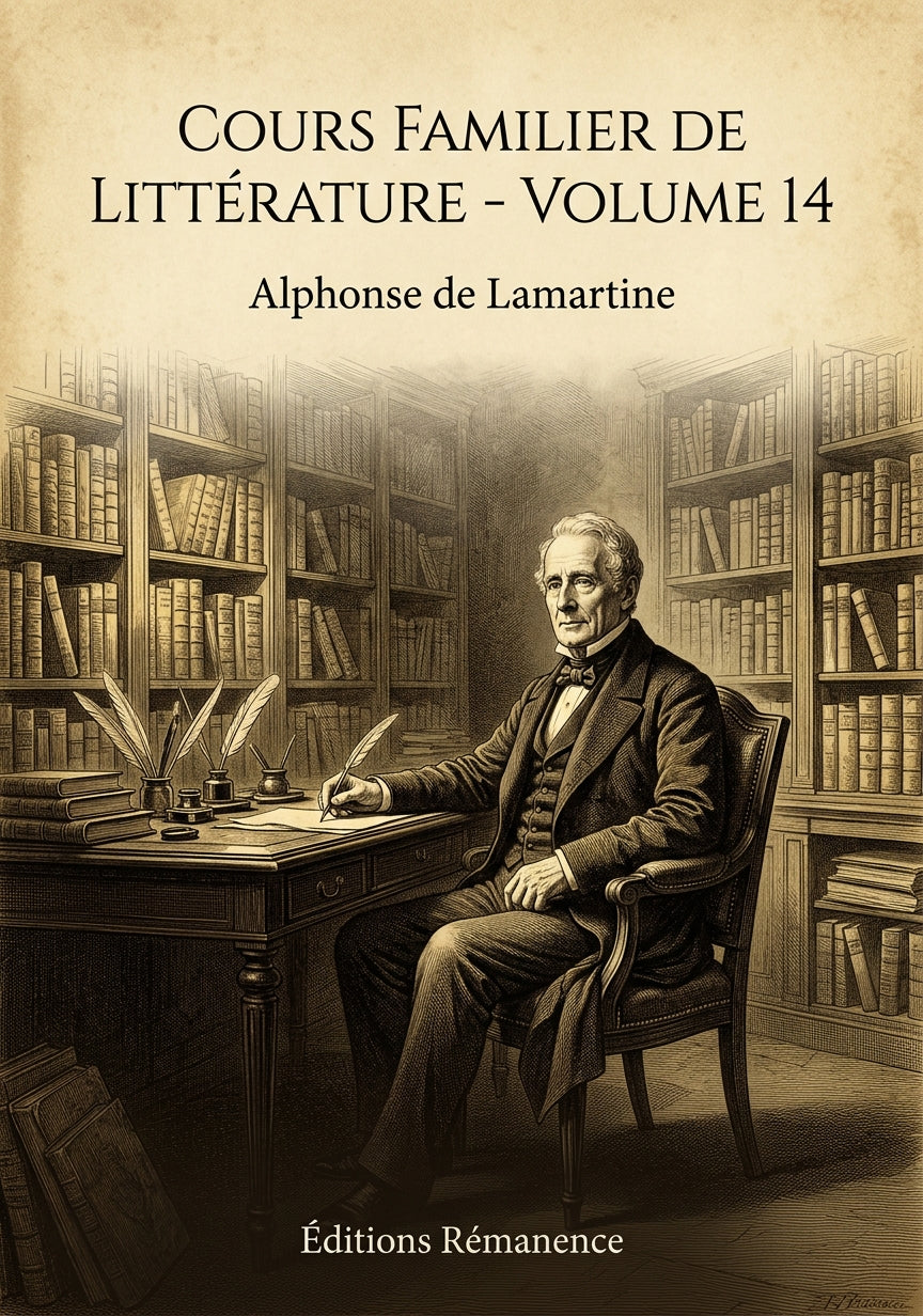 Cours familier de Littérature - Volume 14 - Alphonse de Lamartine (Couverture)