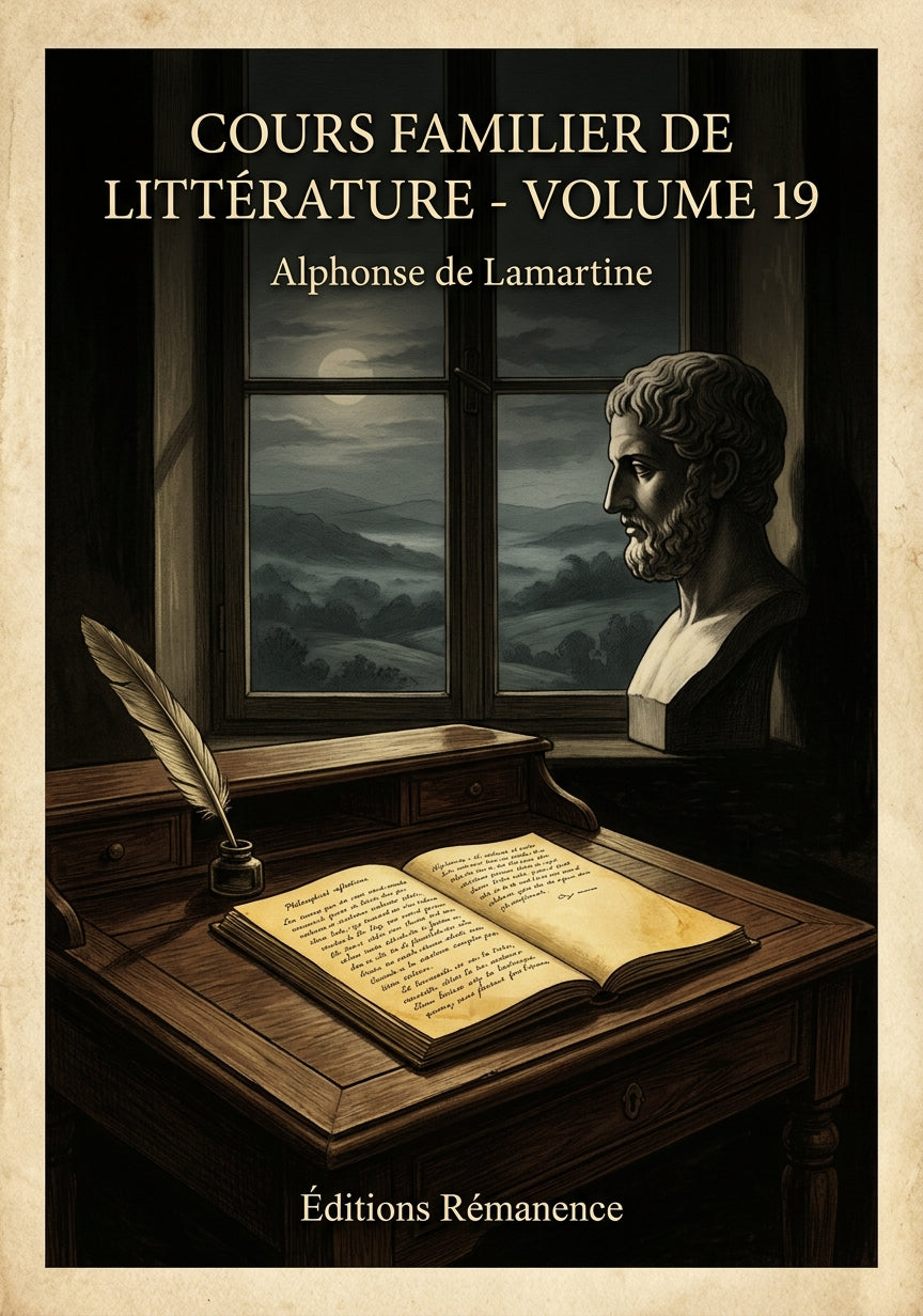 Cours familier de Littérature - Volume 19 - Alphonse de Lamartine (Couverture)