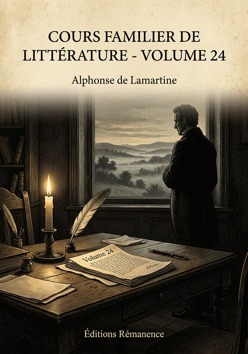 Cours familier de Littérature - Volume 24 - Alphonse de Lamartine (Couverture)