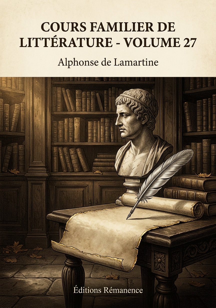 Cours familier de Littérature - Volume 27 - Alphonse de Lamartine (Couverture)