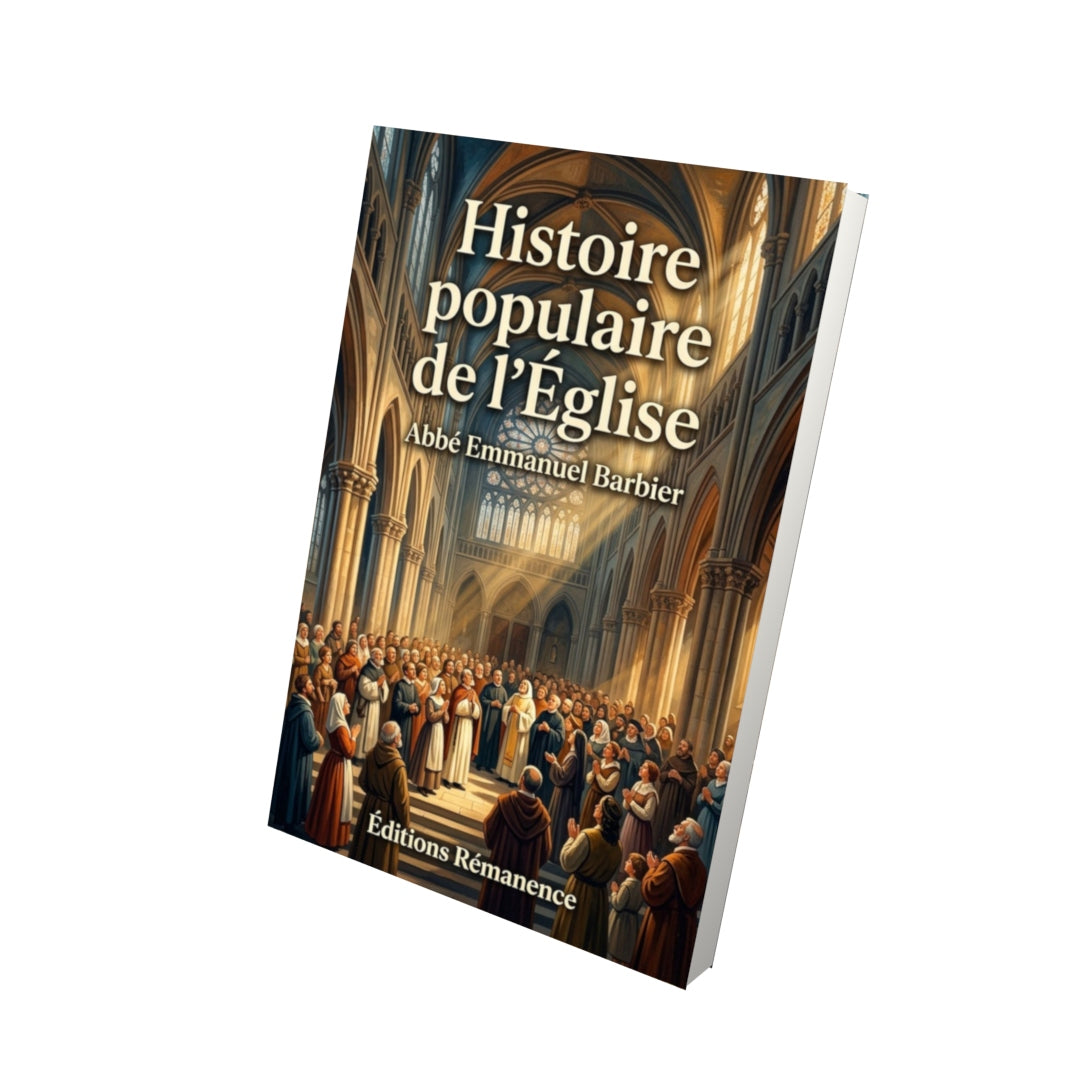 Livre Cours populaire d’histoire sainte – Abbé Emmanuel Barbier - Vue 3D - Editions Remanence