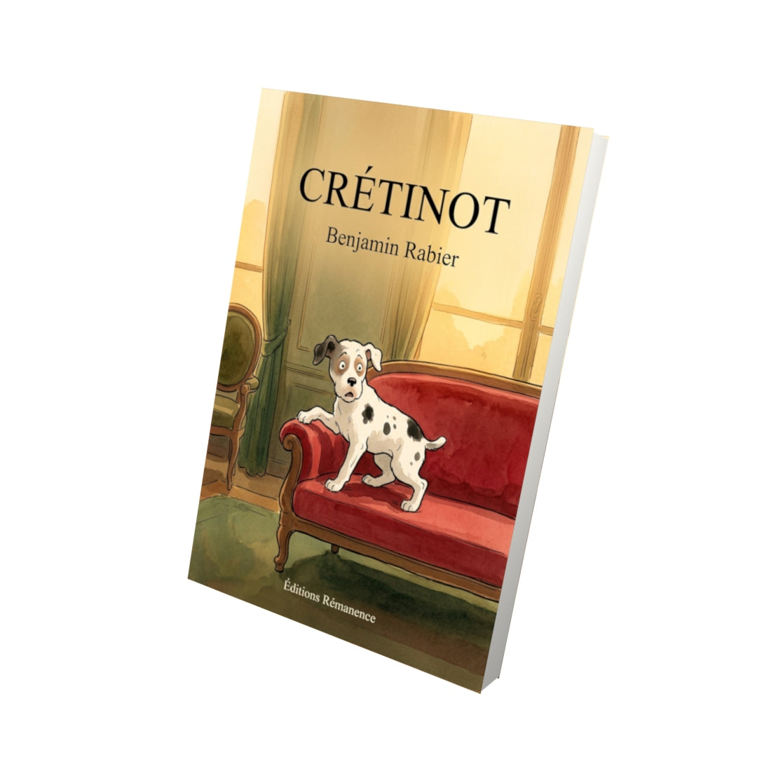 Livre Crétinot par Benjamin Rabier - Vue 3D - Editions Remanence