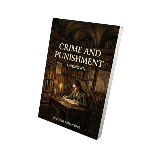 Livre Crime and Punishment - Vue 3D - Editions Remanence