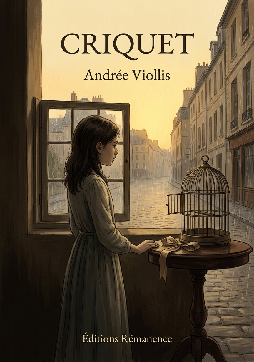 Livre Criquet par Andrée Viollis - Couverture - Editions Remanence