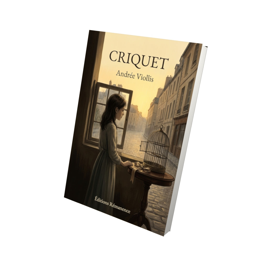 Livre Criquet par Andrée Viollis - Vue 3D - Editions Remanence