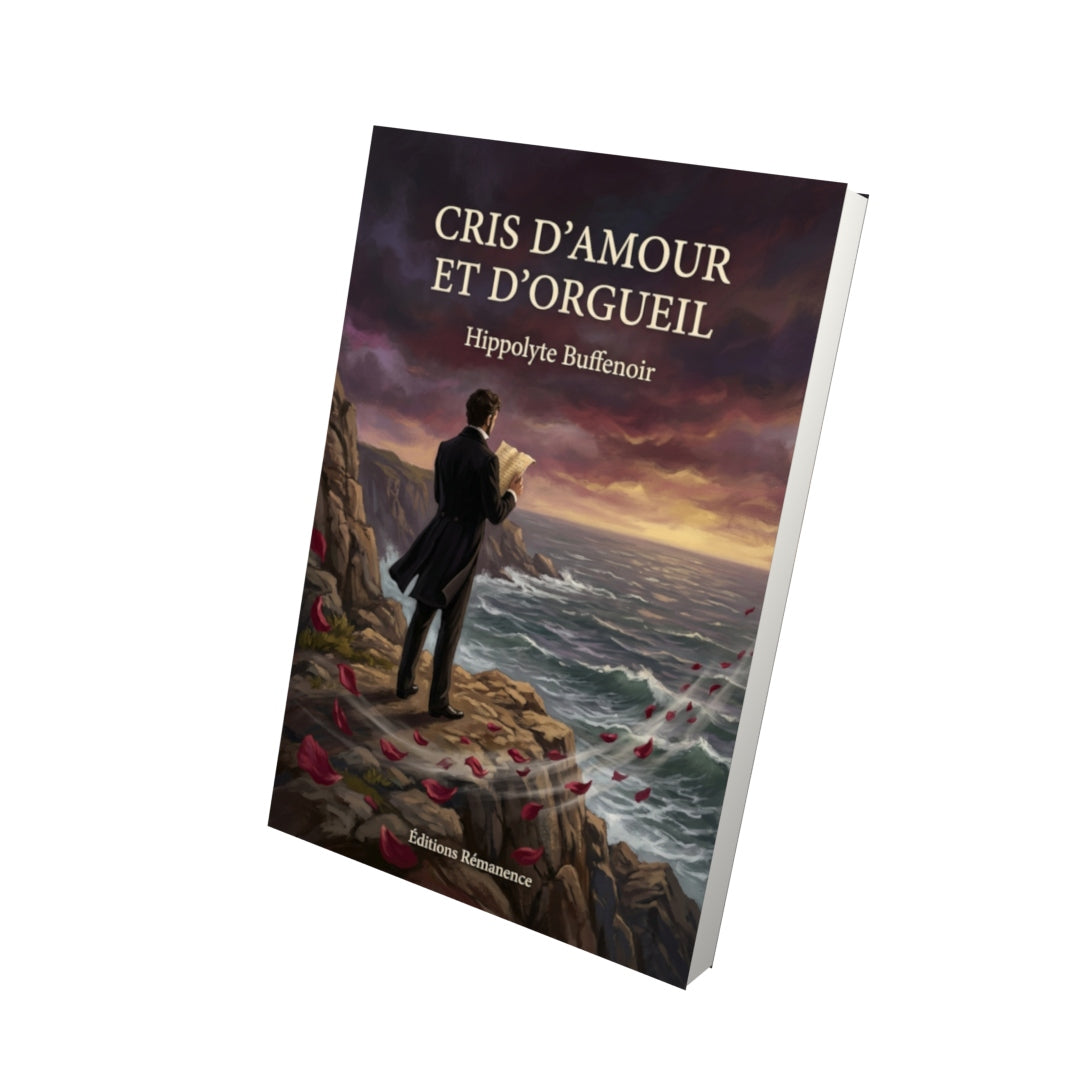 Livre Cris d’amour et d’orgueil par Hippolyte Buffenoir - Vue 3D - Editions Remanence