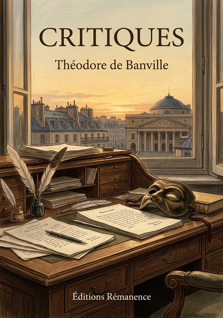 Livre Critiques par Théodore de Banville - Couverture - Editions Remanence