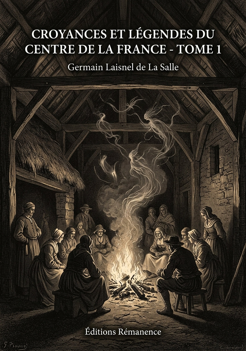 Livre Croyances et légendes du centre de la France - Tome 1 par Germain Laisnel de La Salle - Couverture - Editions Remanence