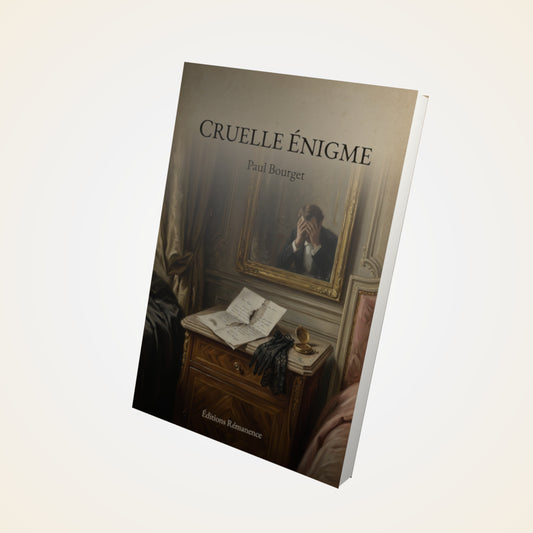 Livre Cruelle Énigme - Paul Bourget - Couverture 3D