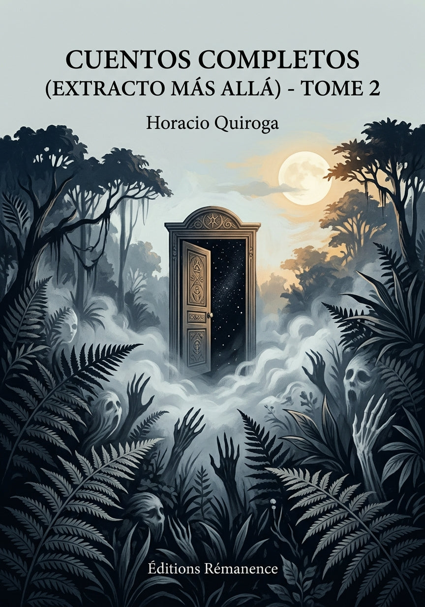Livre Cuentos completos (extracto Más allá) - Tome 2 par Horacio Quiroga - Couverture - Editions Remanence