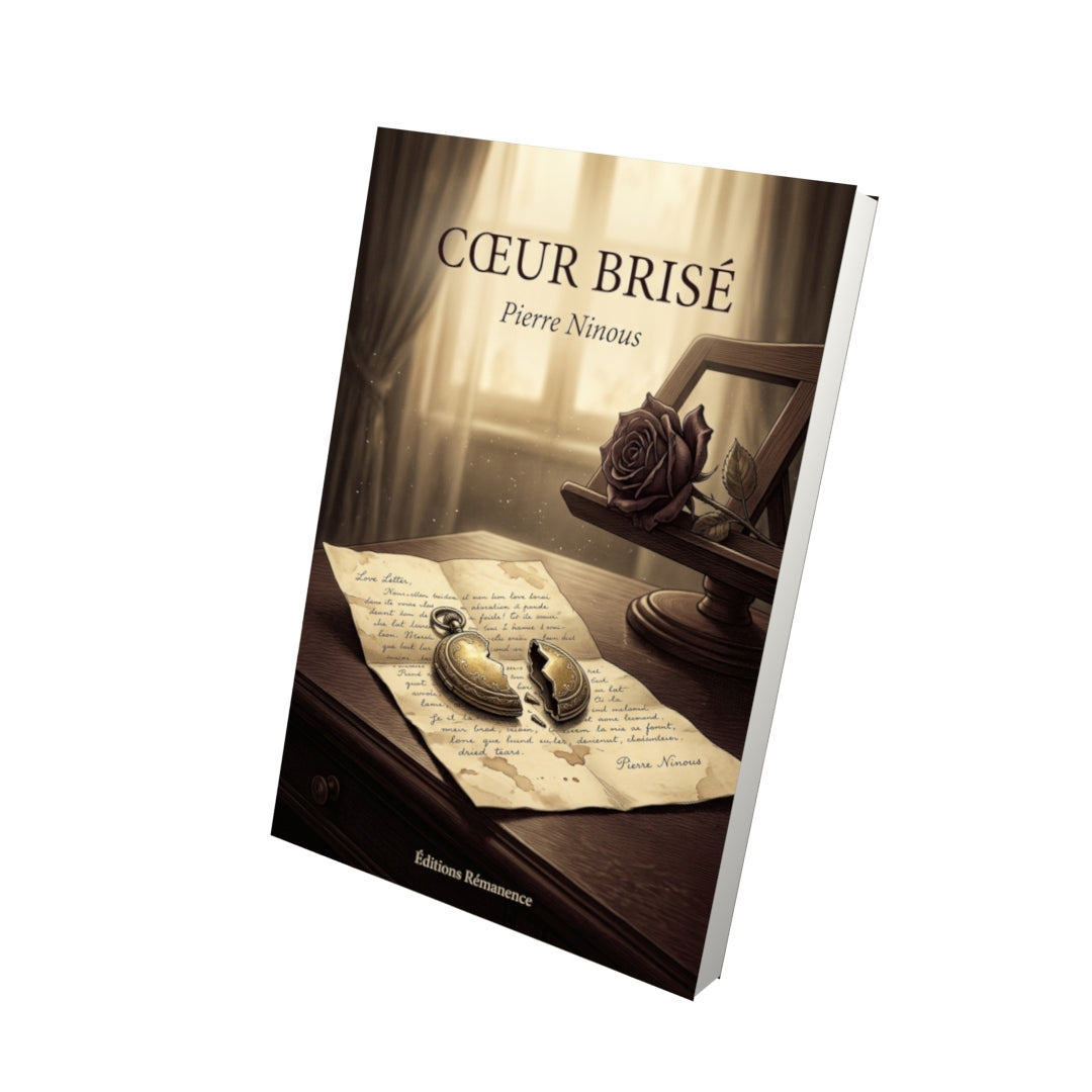 Livre Cœur brisé par Pierre Ninous - Vue 3D - Editions Remanence