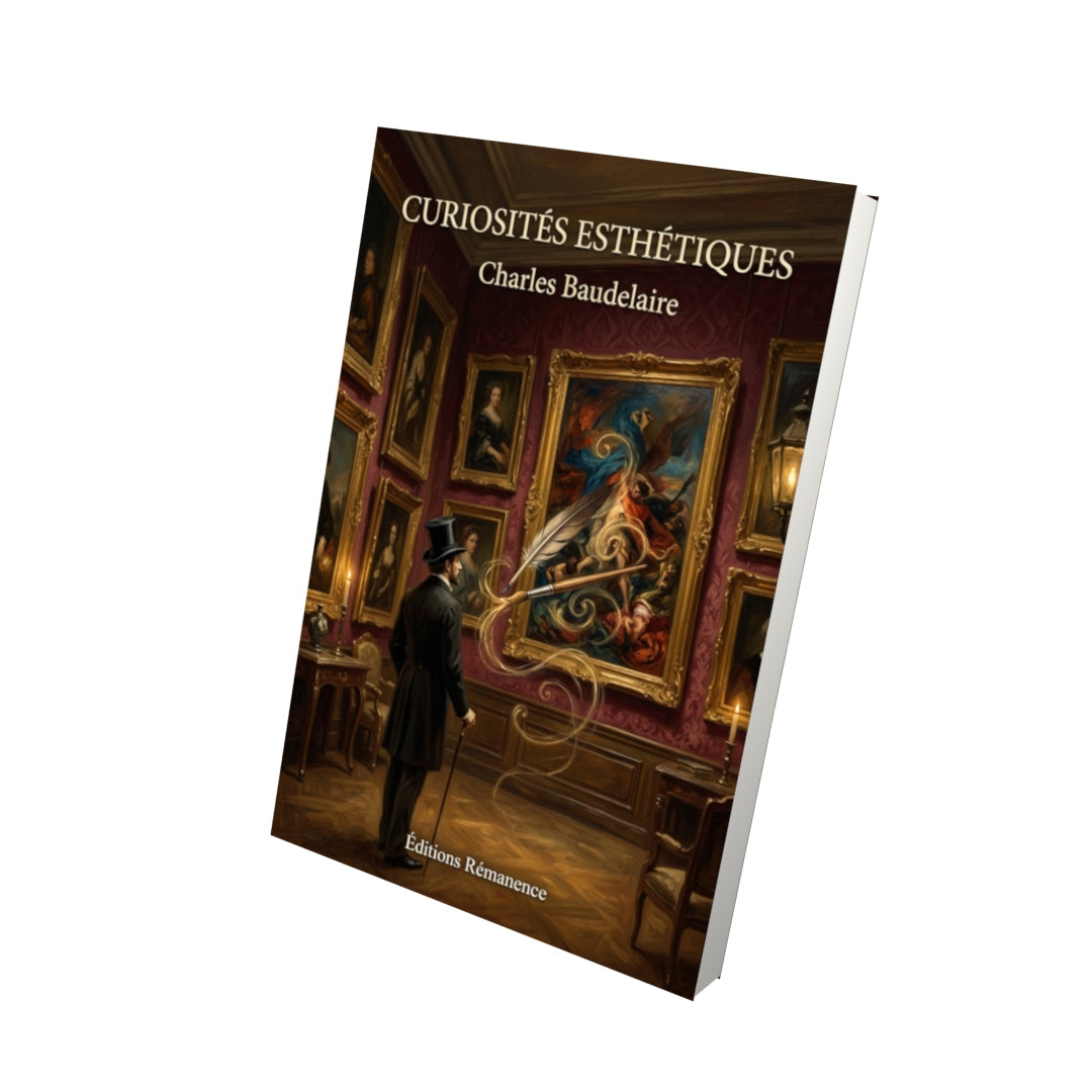 Livre Curiosités esthétiques par Charles Baudelaire - Vue 3D - Editions Remanence
