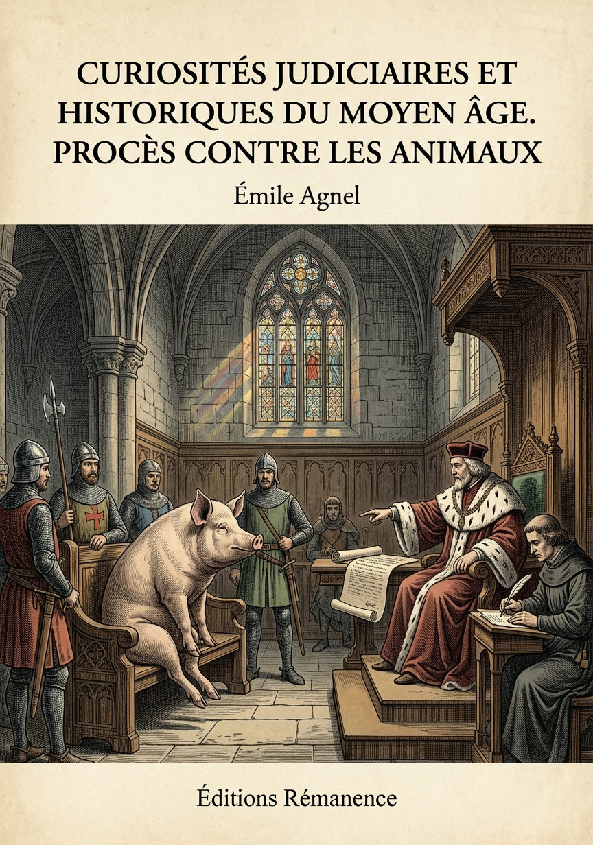 Curiosités judiciaires et historiques du moyen âge. Procès contre les animaux - Émile Agnel (Couverture)