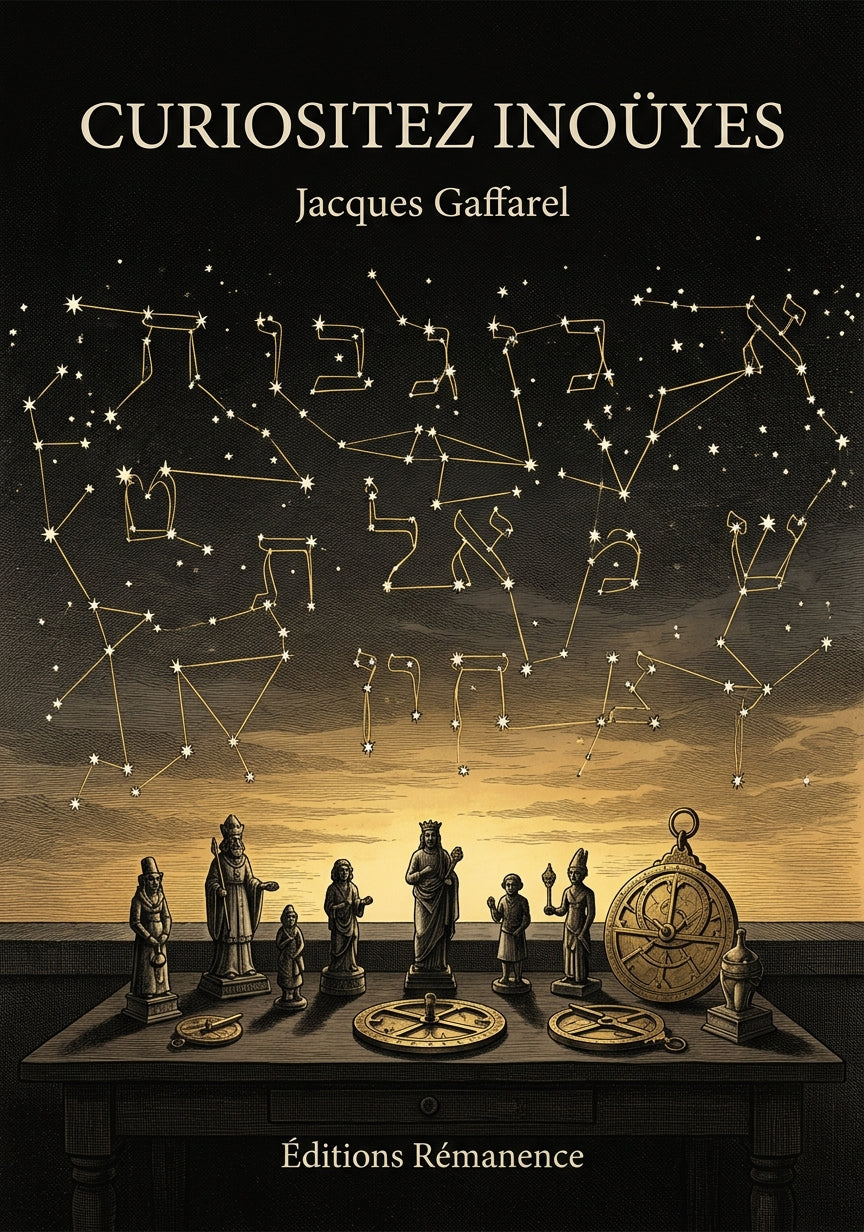 Livre Curiositez inoüyes par Jacques Gaffarel - Couverture - Editions Remanence