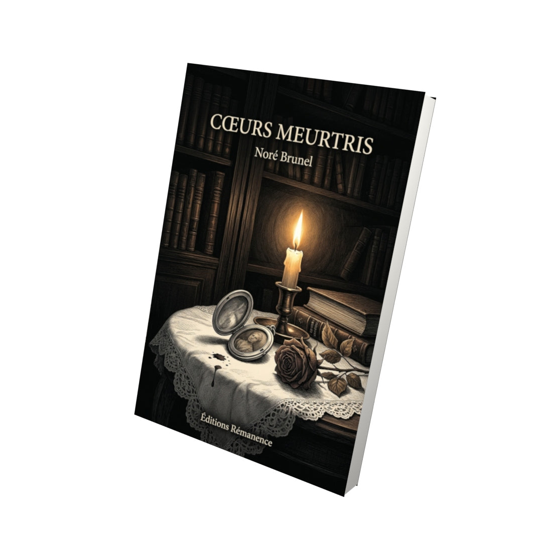 Livre Cœurs meurtris par Noré Brunel - Vue 3D - Editions Remanence