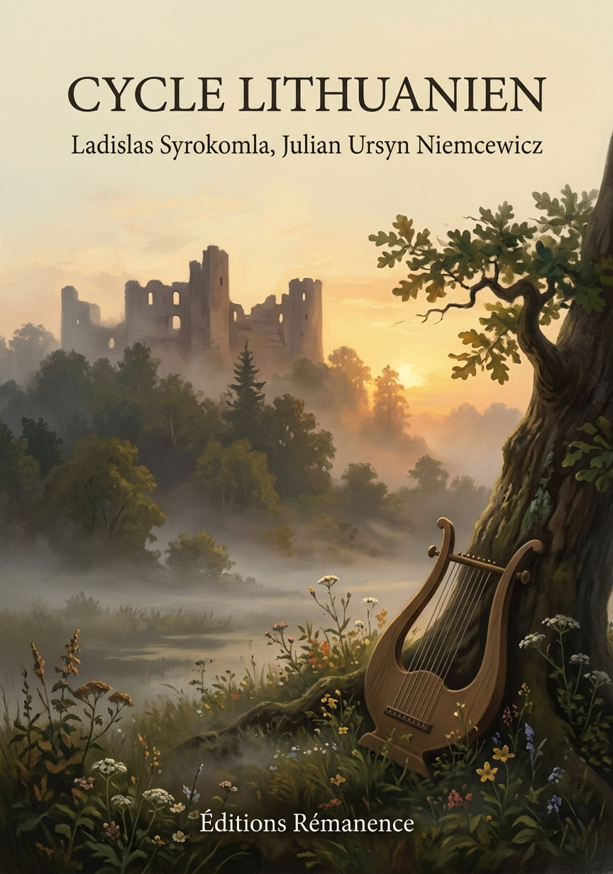 Livre Cycle lithuanien par Ladislas Syrokomla, Julian Ursyn Niemcewicz - Couverture - Editions Remanence