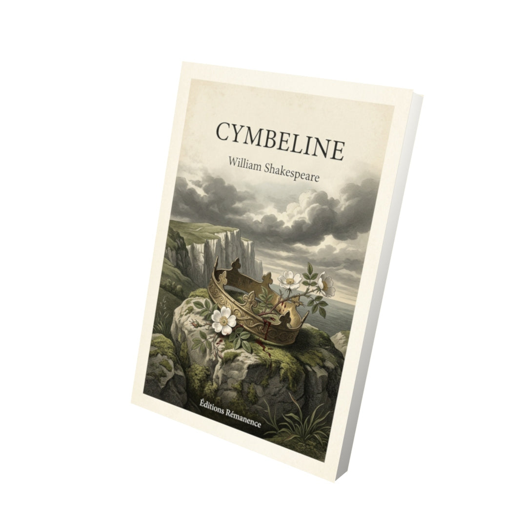 Livre Cymbeline - William Shakespeare - Vue 3D - Editions Remanence