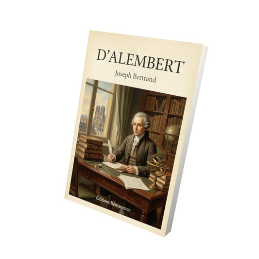 Livre D'Alembert - Joseph Bertrand - Vue 3D - Editions Remanence