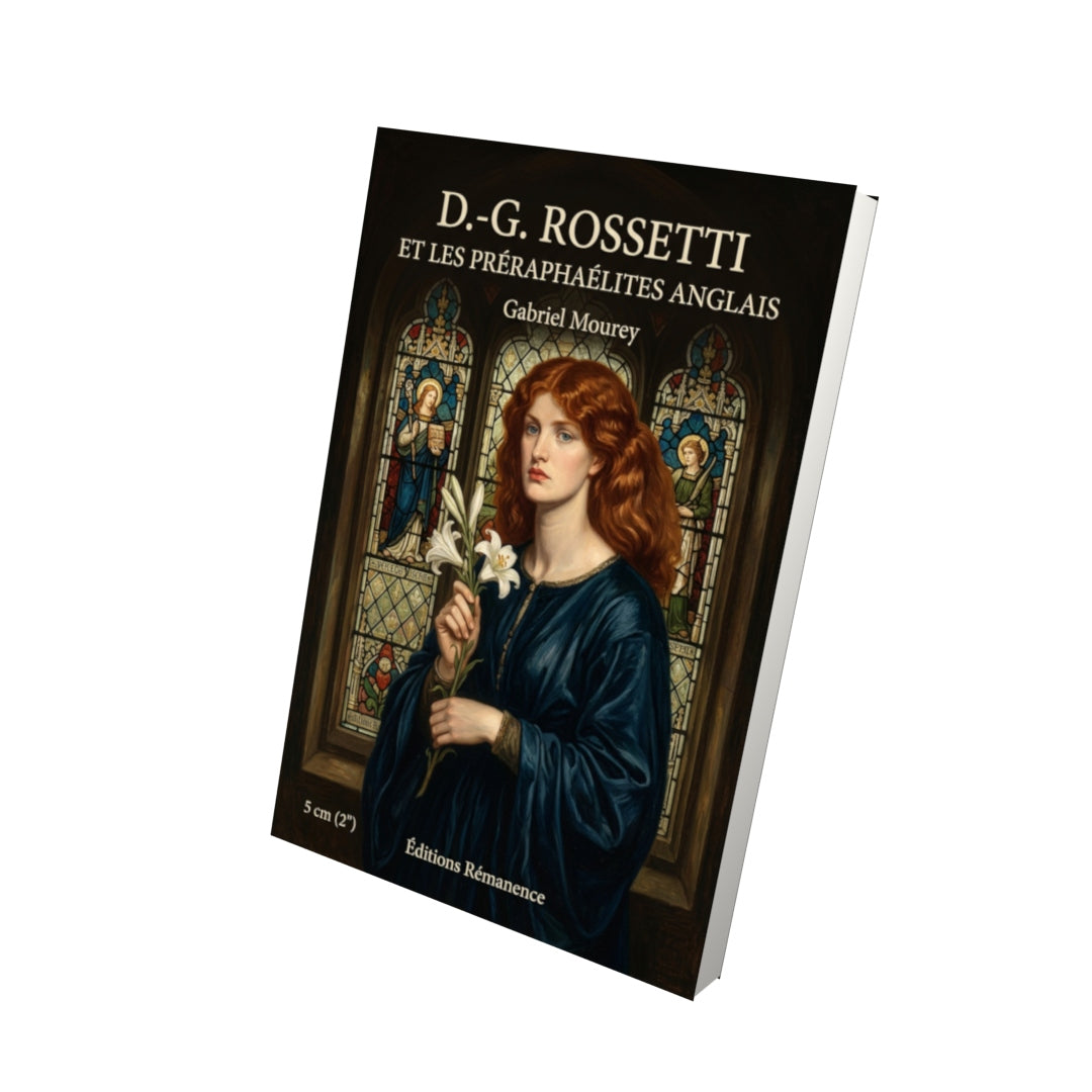 Livre D.-G. Rossetti et les Préraphaélites anglais par Gabriel Mourey - Vue 3D - Editions Remanence