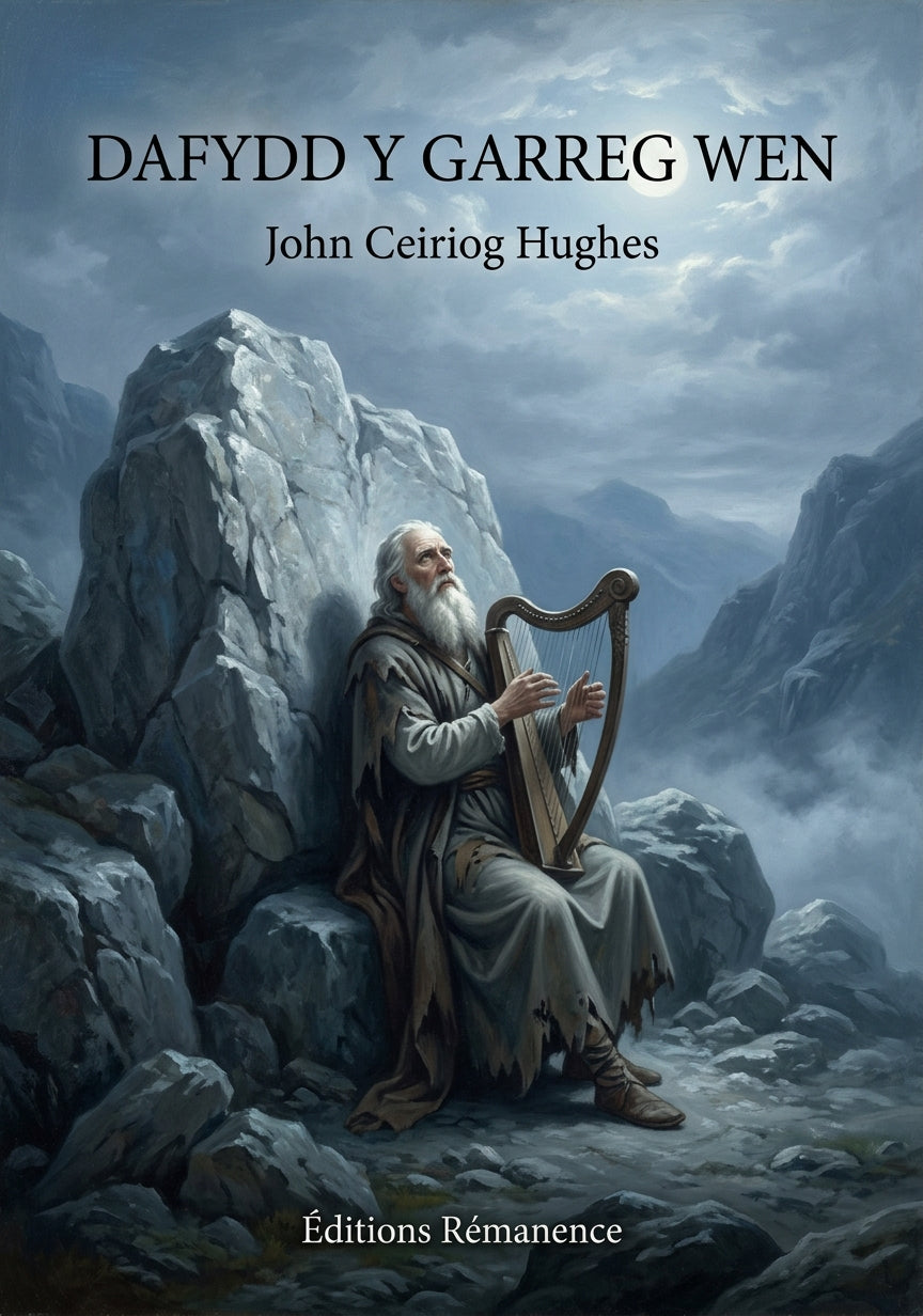 Livre Dafydd y garreg wen par John Ceiriog Hughes - Couverture - Editions Remanence
