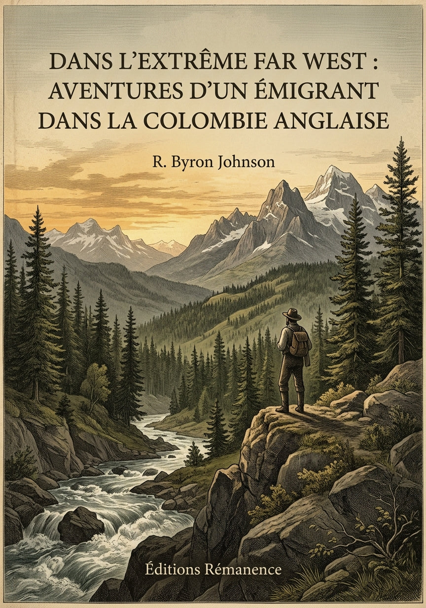 Dans l'extrême Far West : Aventures d'un émigrant dans la Colombie anglaise - R. Byron Johnson (Couverture)