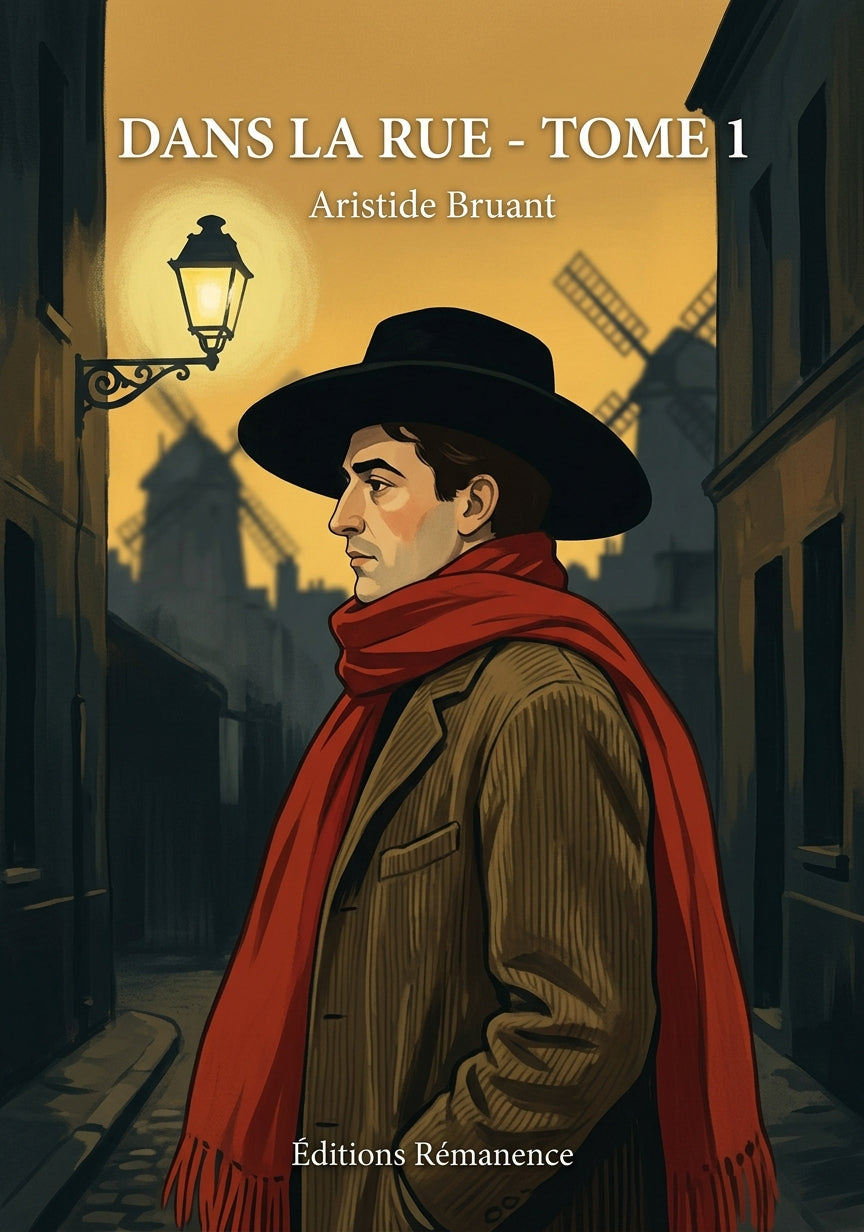 Livre Dans la Rue - Tome 1 par Aristide Bruant - Couverture - Editions Remanence