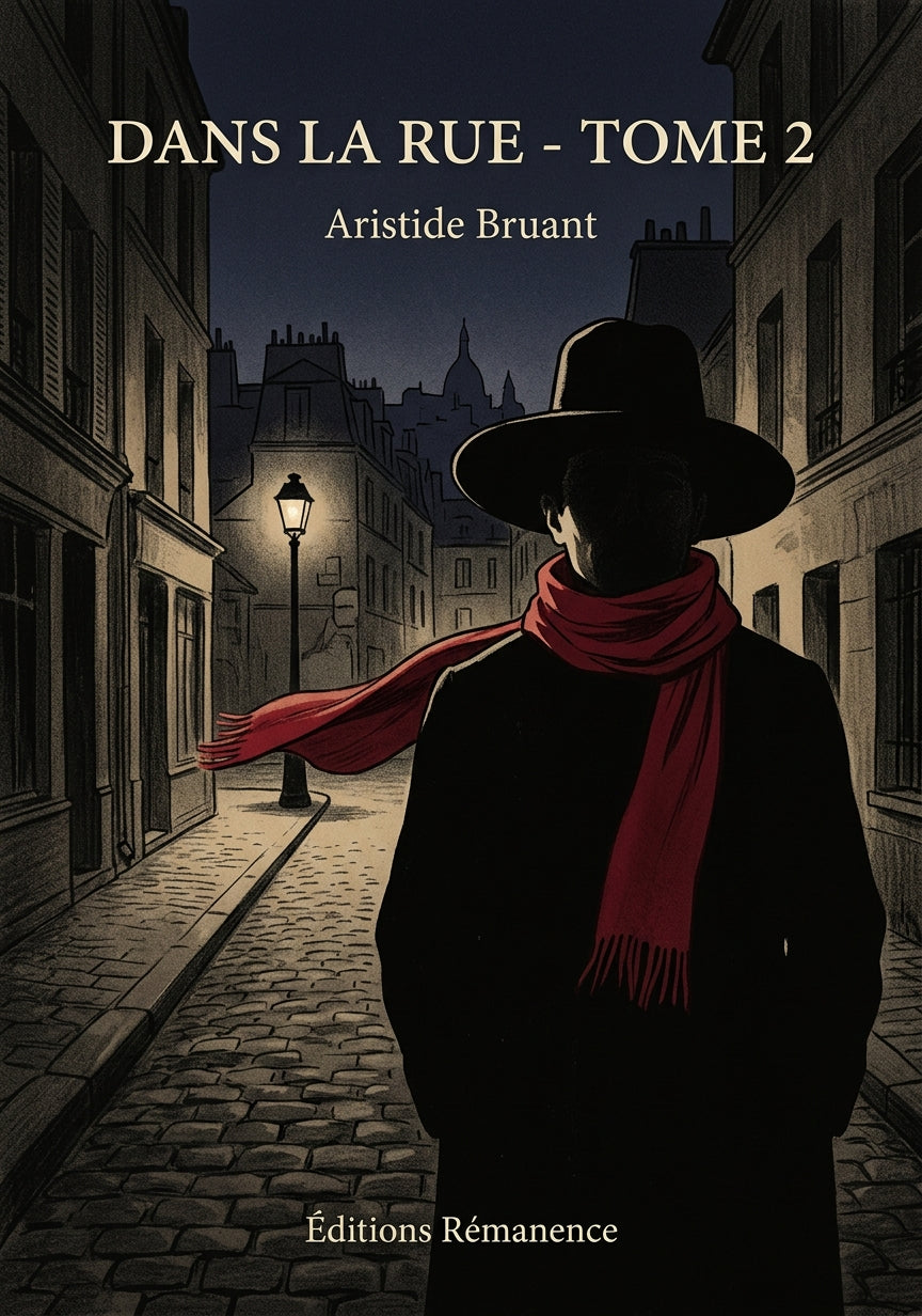 Livre Dans la Rue - Tome 2 par Aristide Bruant - Couverture - Editions Remanence
