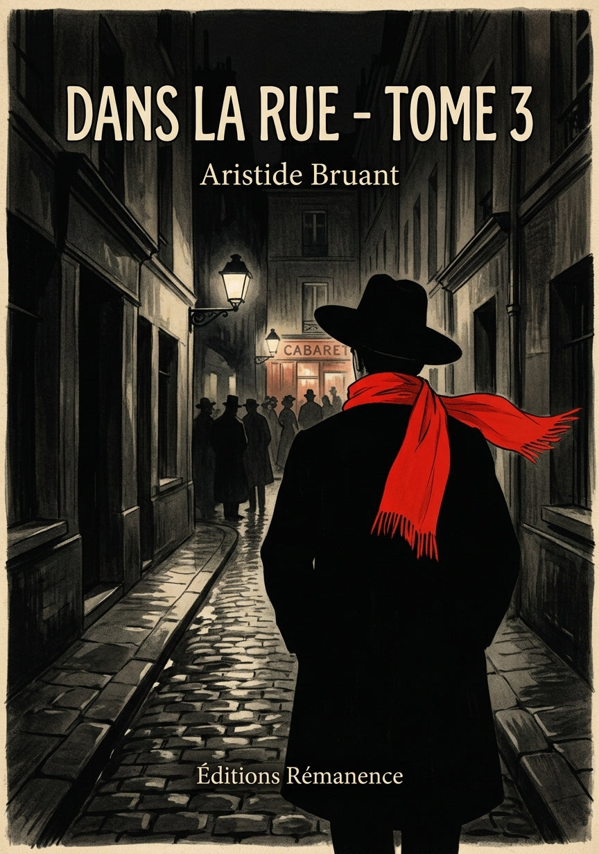 Livre Dans la Rue - Tome 3 par Aristide Bruant - Couverture - Editions Remanence