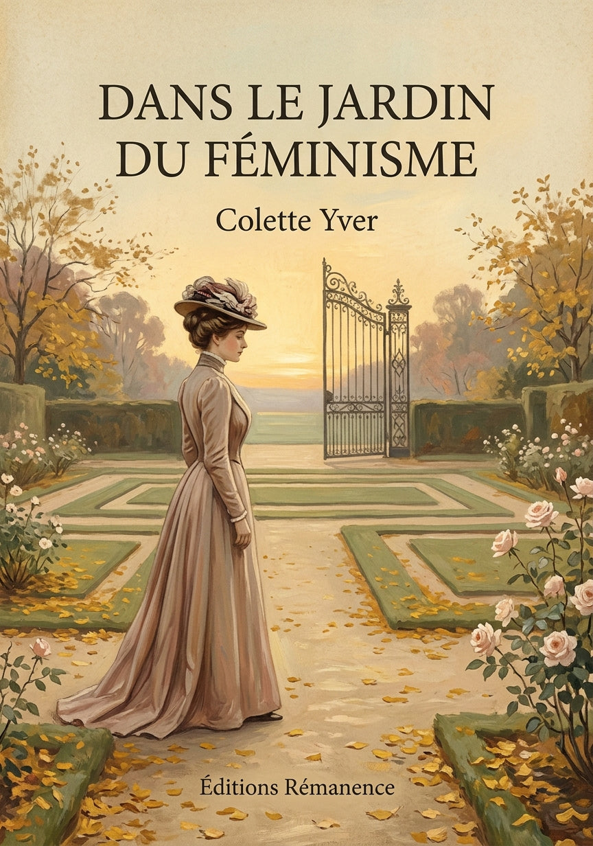 Livre Dans le jardin du féminisme par Colette Yver - Couverture - Editions Remanence
