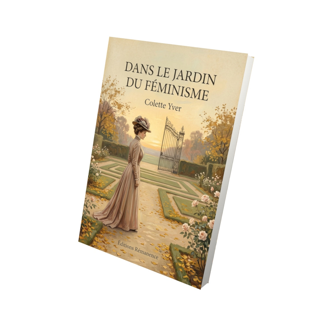 Livre Dans le jardin du féminisme par Colette Yver - Vue 3D - Editions Remanence