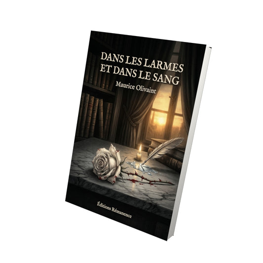 Livre Dans les larmes et dans le sang par Maurice Olivaint - Vue 3D - Editions Remanence