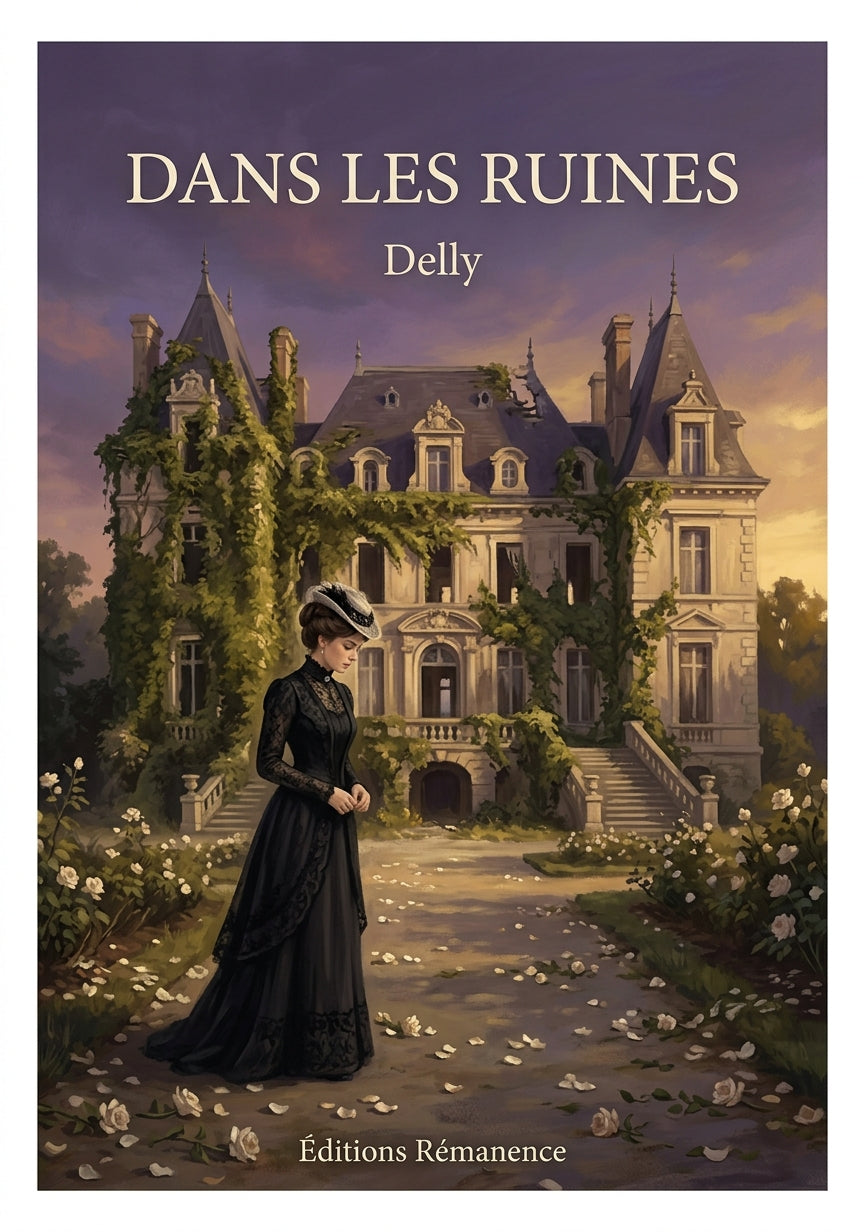 Livre Dans les ruines par Delly - Couverture - Editions Remanence