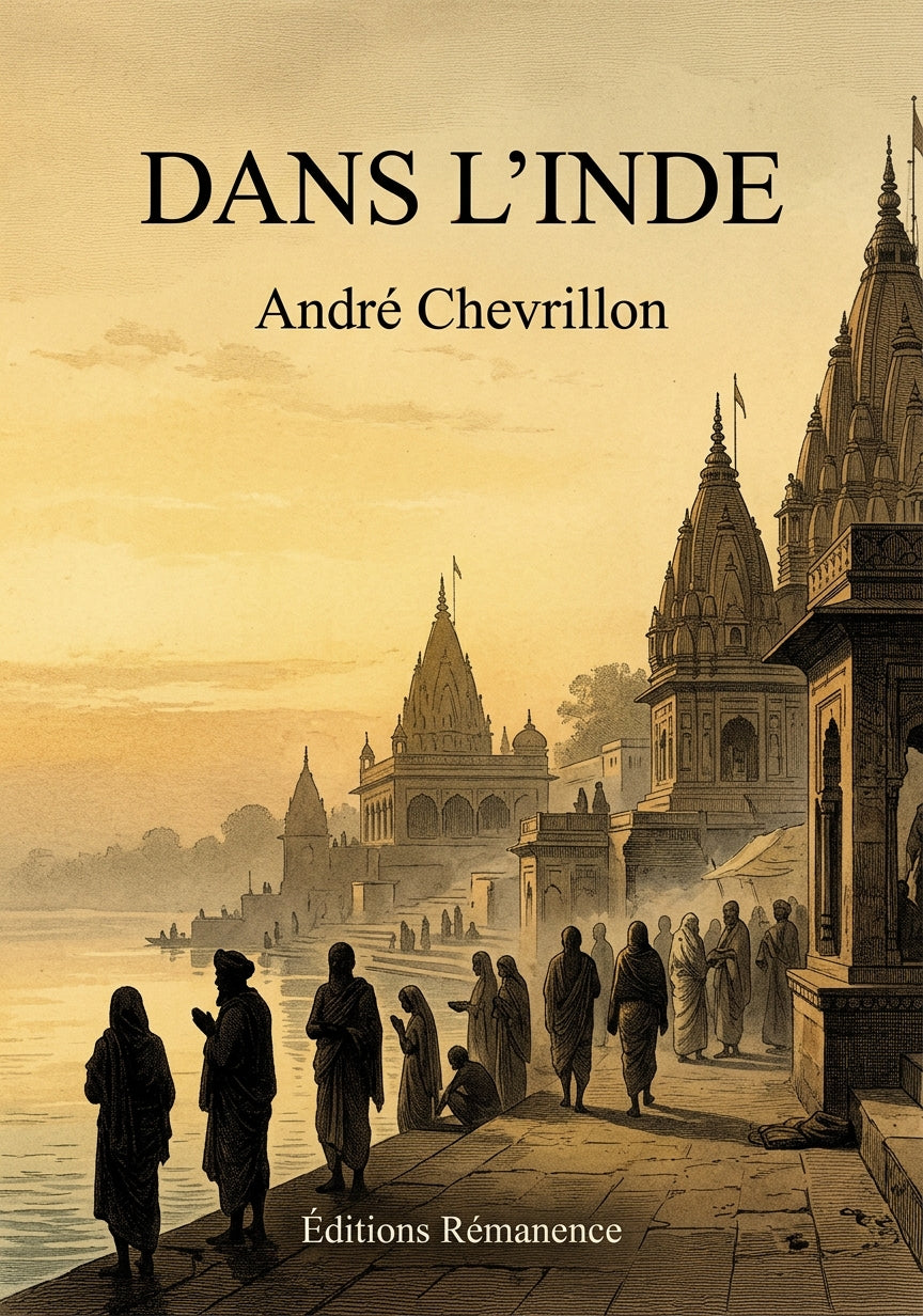 Livre Dans l’Inde par André Chevrillon - Couverture - Editions Remanence